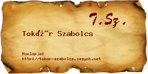 Tokár Szabolcs névjegykártya